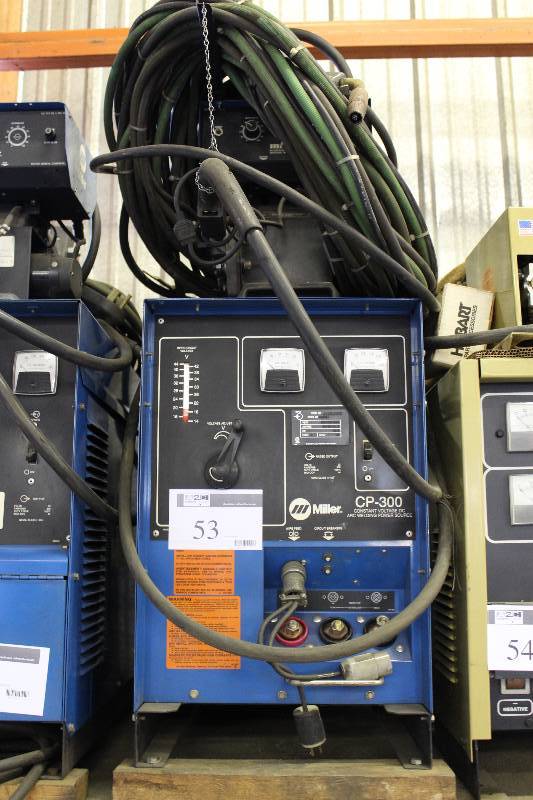 lot 53 image: Miller MIG welder Model CP300.