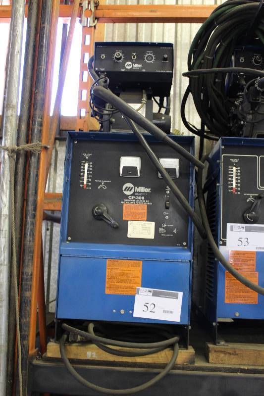 lot 52 image: Miller MIG welder Model CP300.