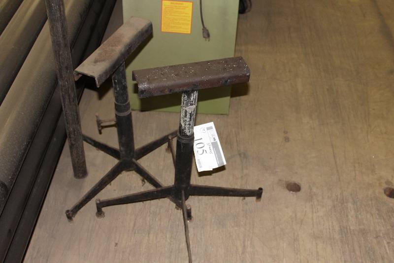 lot 105 image: Lot of (2) Metal Stands.