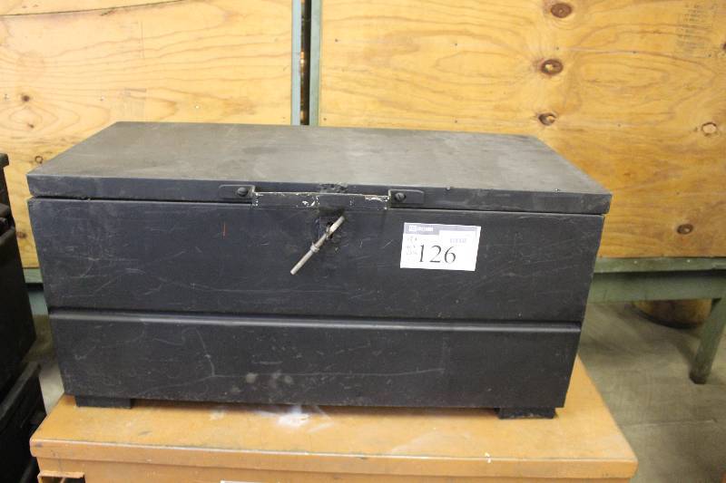 lot 126 image: Tool Box wLid 19 x 42 x 20.5.