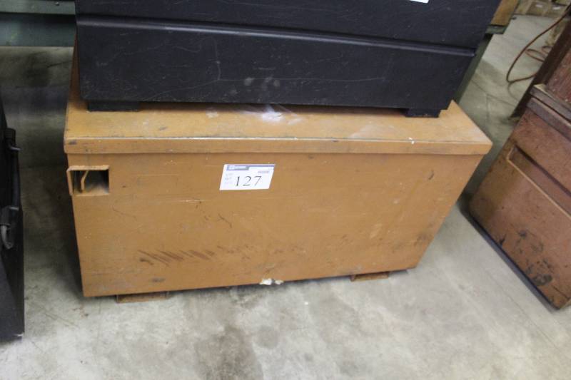 lot 127 image: Tool Box wLid 24.5 x 49 x 26.