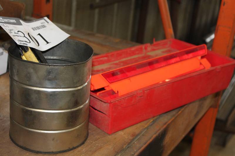 lot 301 image: Lot of (2) Including Can Of Allen Wrenches Collapsing Reflector.