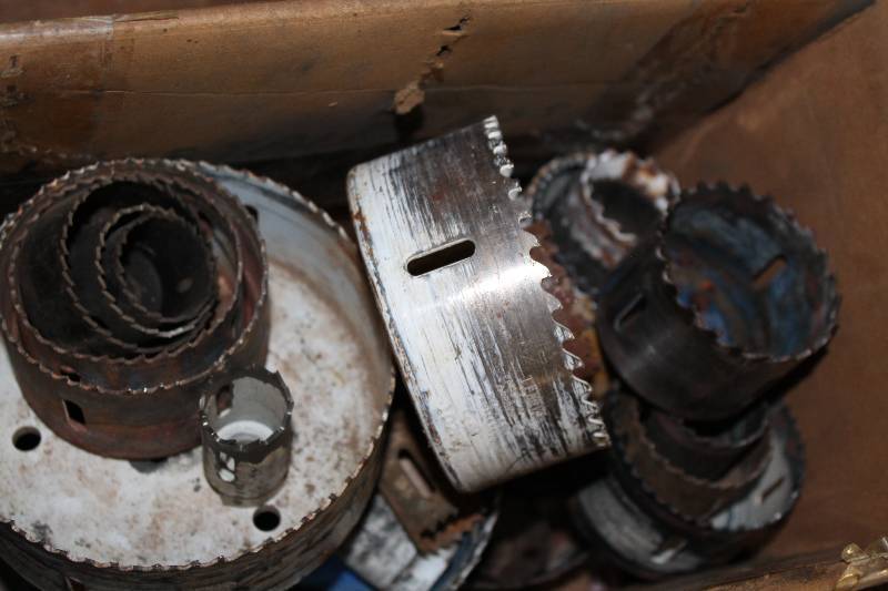 lot 326 image: Box Lot of Circular Drill Bits.