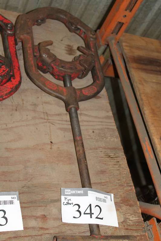 lot 342 image: Reed Pipe Cutter.