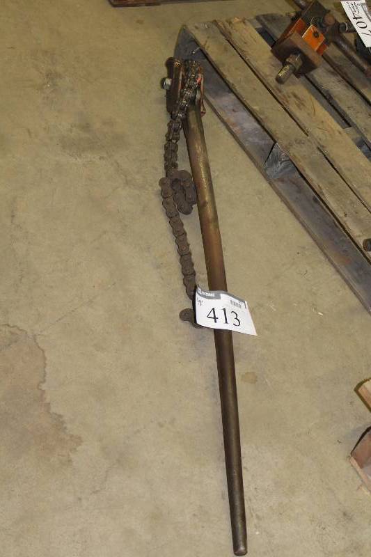 lot 413 image: 48 Chain Wrench.