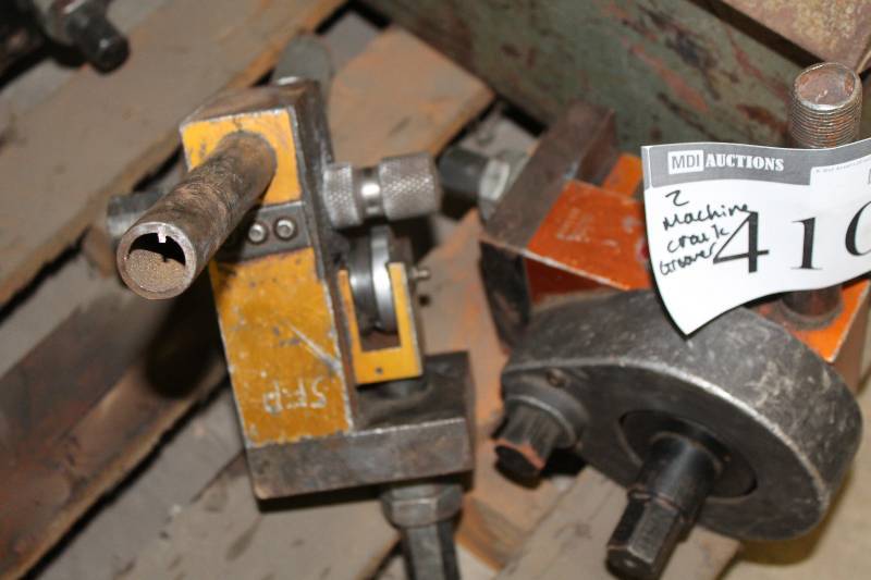 lot 410 image: Lot of (2) Machine Crank Groover.