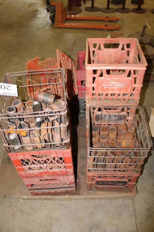 lot 204 image: Pallet Lot of Threaded Piping Miscellaneous Sizes.
