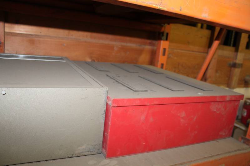 lot 715 image: Shelf Lot Including Miscellaneous Chain Newmark Power Converter, Model No. DCV20R And More.