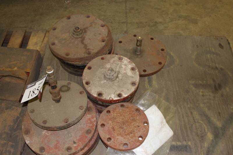 lot 185 image: Pallet Lot Including Blind Flange 4 x 9 6 x 11 8 x 13.