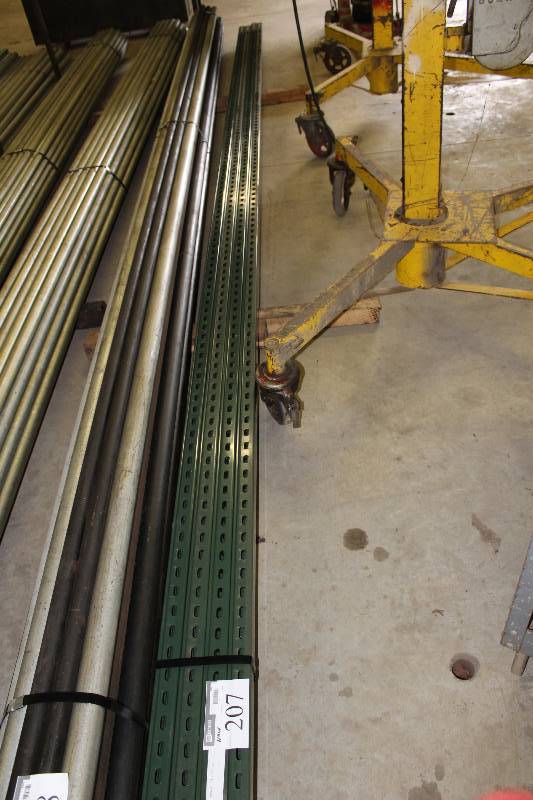 lot 207 image: Lot of (15) Uni-Strut 12 x 20.