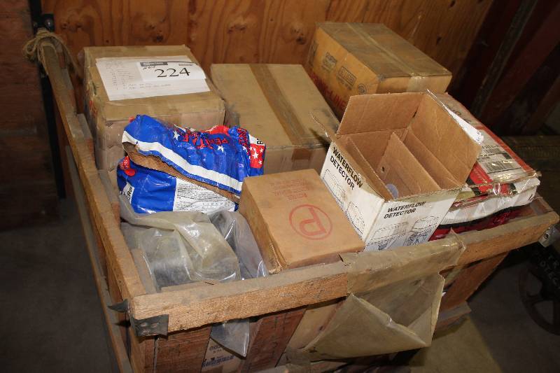 lot 224 image: Pallet Lot Of New Hardware Including Ductile Iron Cast New See Info Sheet In Photos For Additional Items & Info.
