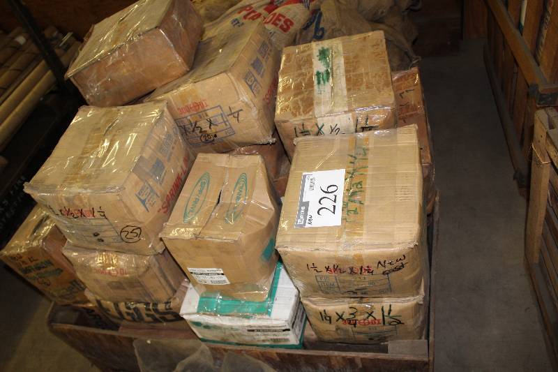 lot 226 image: Pallet Lot Of New Hardware Including Ductile Iron Cast New See Info Sheet In Photos For Additional Items & Info.