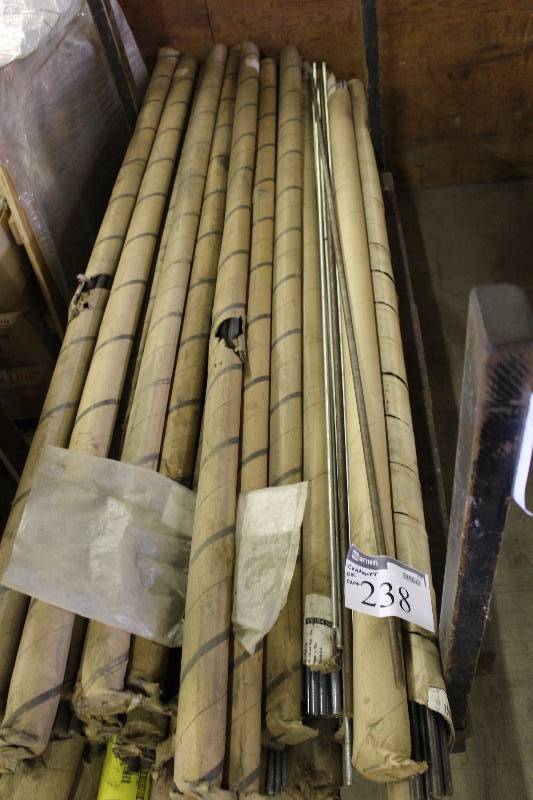 lot 238 image: Contents of Cart IncludingZinc Plated AT. Rod 6 Lengths AT. Rod, 6 app. 280 total ct.