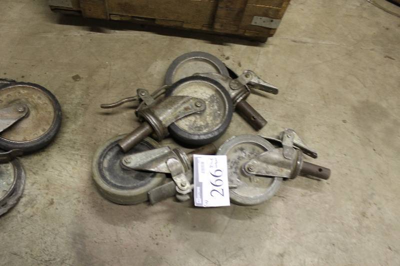 lot 266 image: Lot of (4) 8 Wheels.