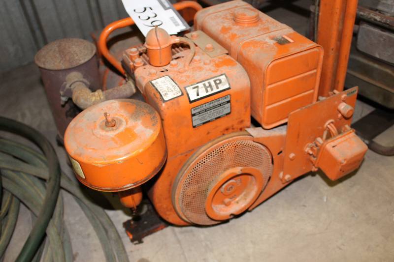lot 539 image: Briggs & Stratton 7HP Motor.
