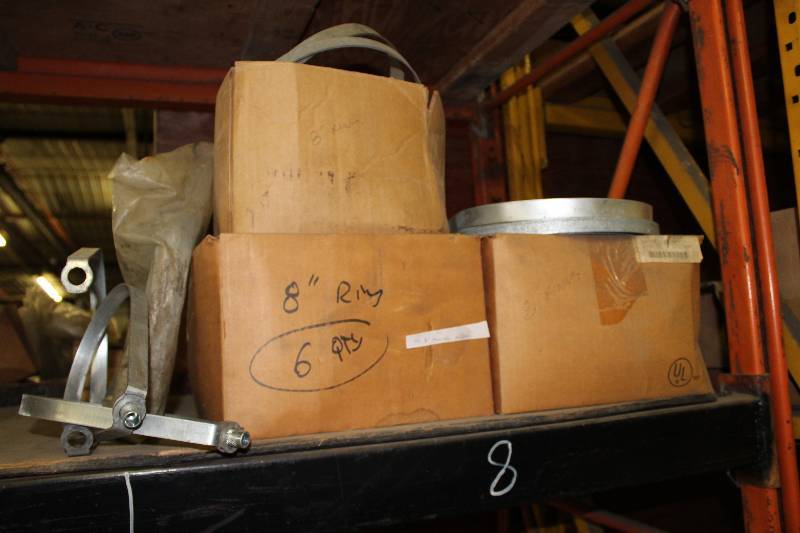 lot 561 image: Shelf Lot Including Box of 8 Ring Hangers Box of 4 Ring Hangers Box of 6 Ring Hangers And More.