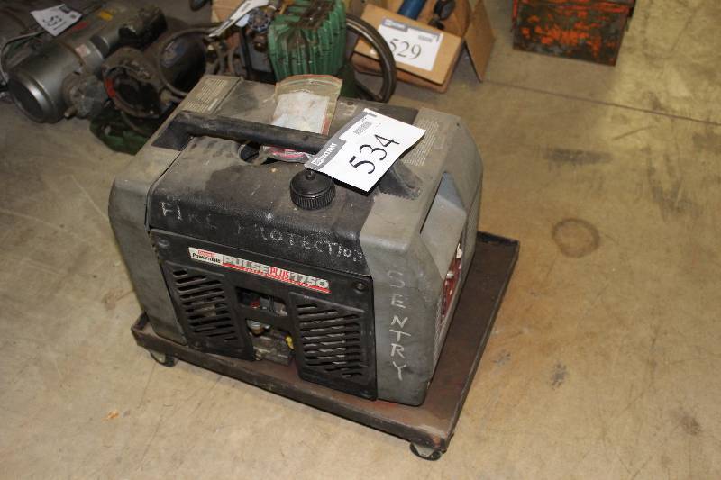 lot 534 image: Coleman Powermate Pulse Portable Generator Model 1750.