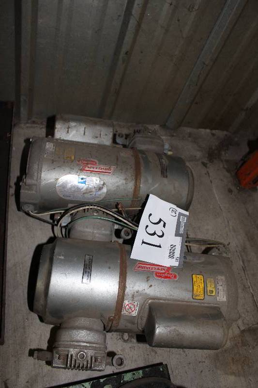 lot 531 image: Lot of (2) Dayton Speedaire Air Compressors.