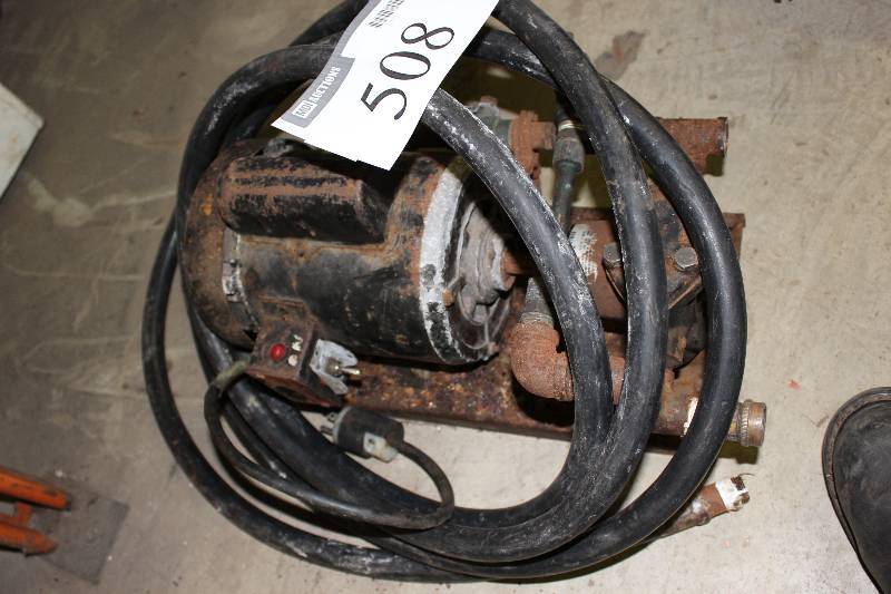 lot 508 image: Miscellaneous Test Pump wWestinghouse AC Motor.