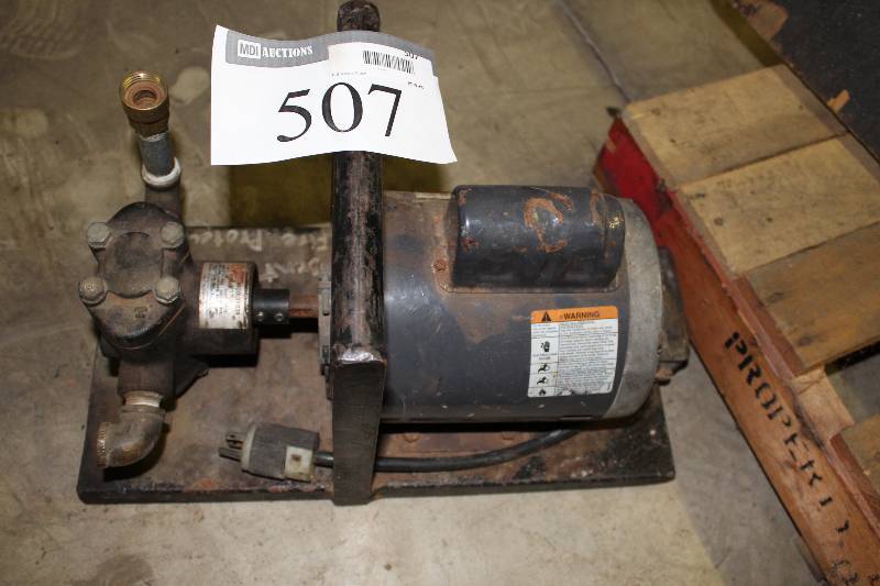 lot 507 image: Miscellaneous Test Pump wDayton AC Motor.