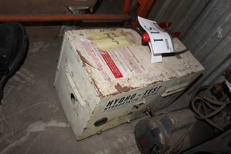 lot 511 image: Hydro-Test Hydrostatic Tester Model 6334 350.