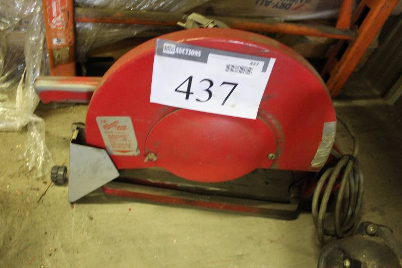 lot 437 image: Milwaukee 14 Chop Saw wCord.