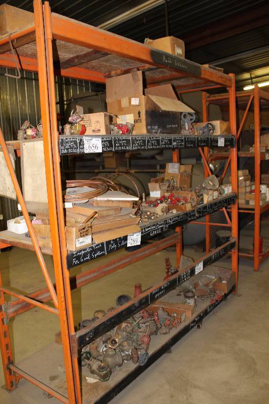 lot 656 image: Pallet Racking Lot Including Uprights, 8 x 2.5 (2) Cross Beams 8 x 2.5 (10).