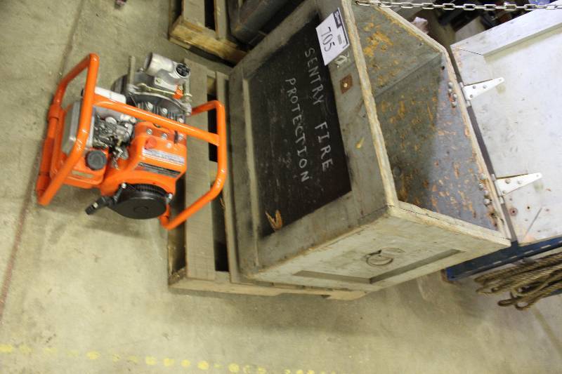 lot 705 image: Kawasaki FA130D 3.0PS Trash Pump.