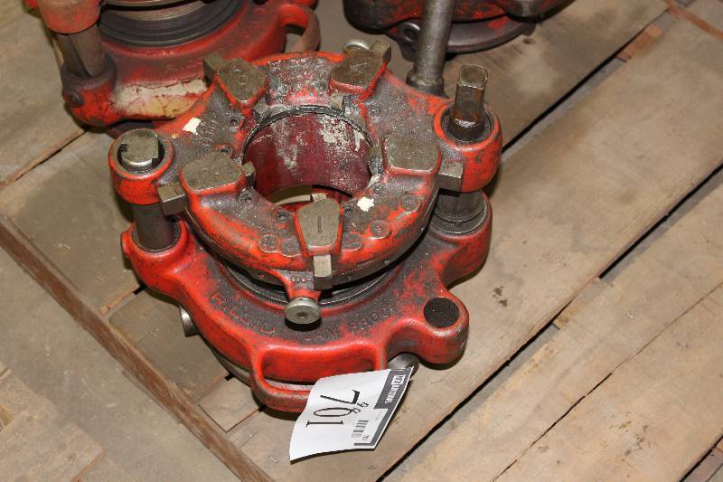 lot 701 image: Lot of (3) Ridgid Pipe Threader.