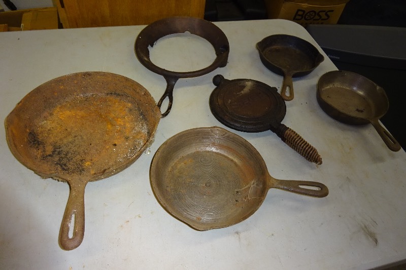 Cast iron pans