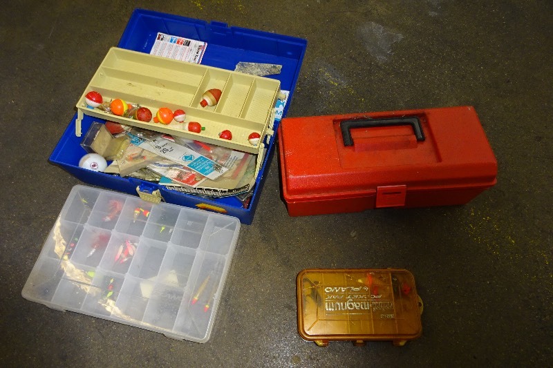 2 tackle boxes