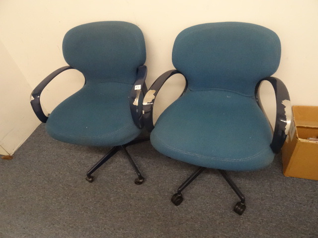 Office chair on wheels
