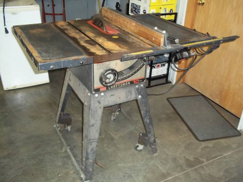 Craftsman 10 Table saw tested and works