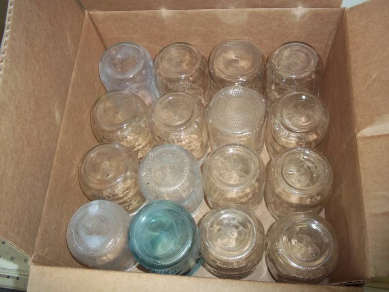 16 Regular pint canning jars