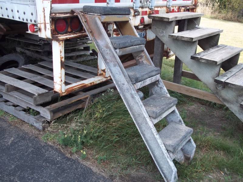 5 step dock steps, galvanized