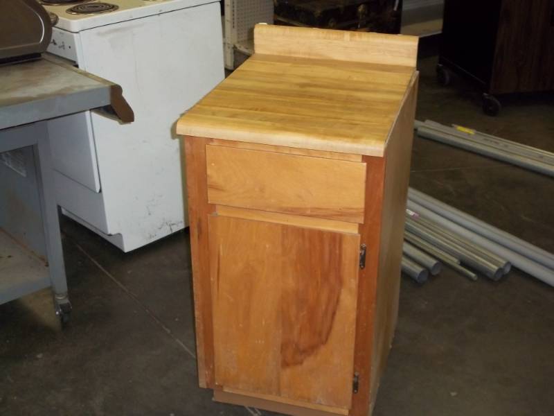 18 Cabinet with counter top, great for fish house or cabin