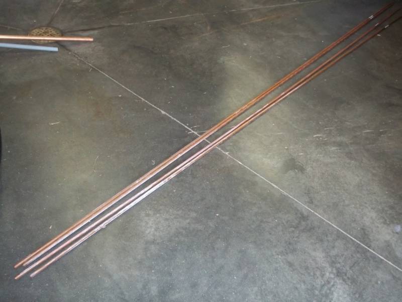 New Copper pipe 4 - 38 x 10