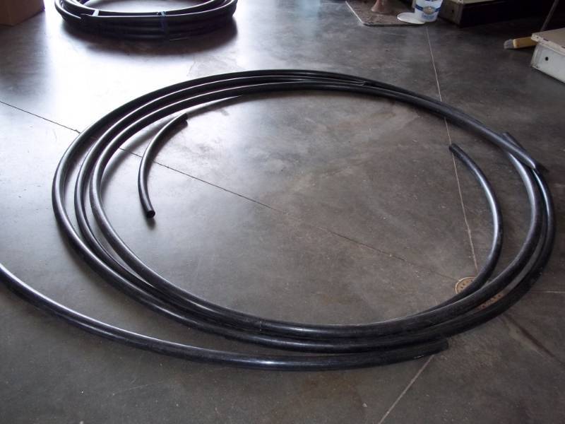 New black pvc pipe 1 14  assorted pieces