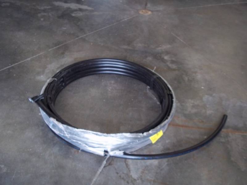NEW black pvc pipe 1 almost a full roll of 100