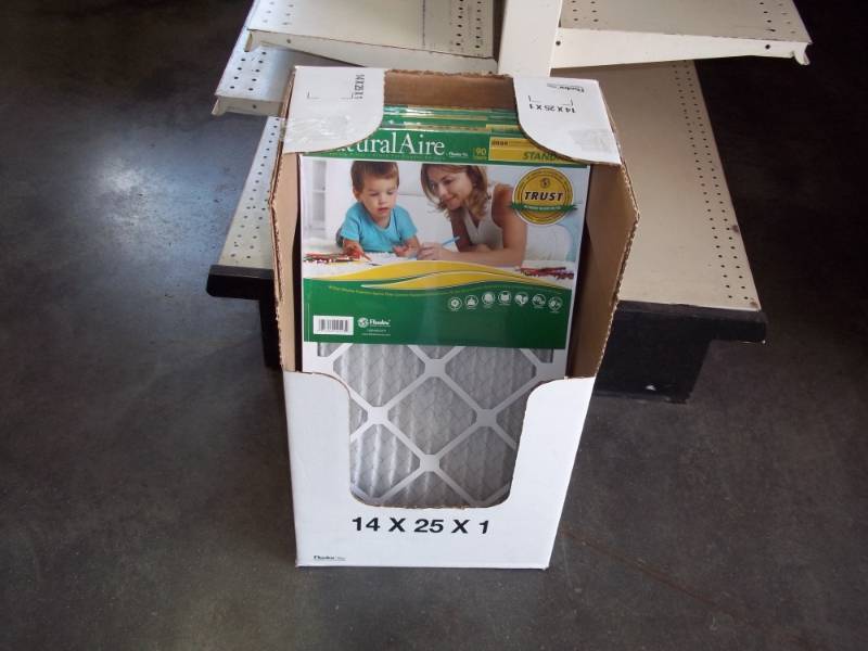 3 - New 14 X 25 Furnace Filters