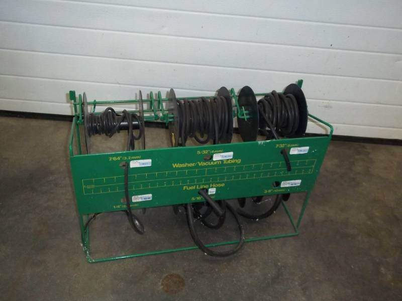 Hose display with new hose