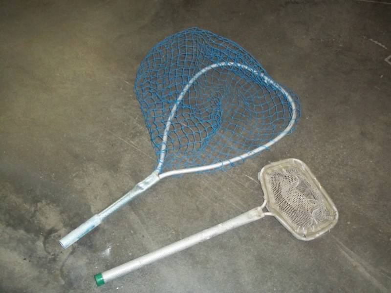 Minnow net and fish landing net