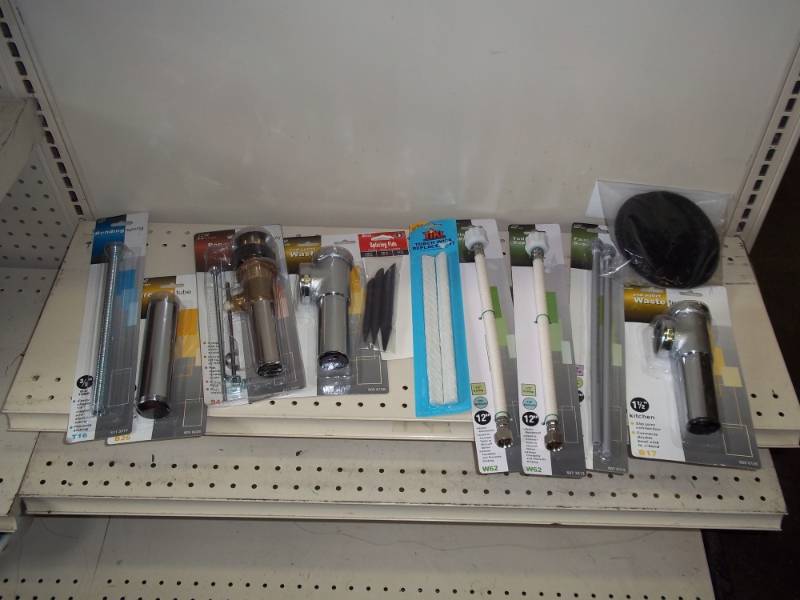 New plumbing hardware