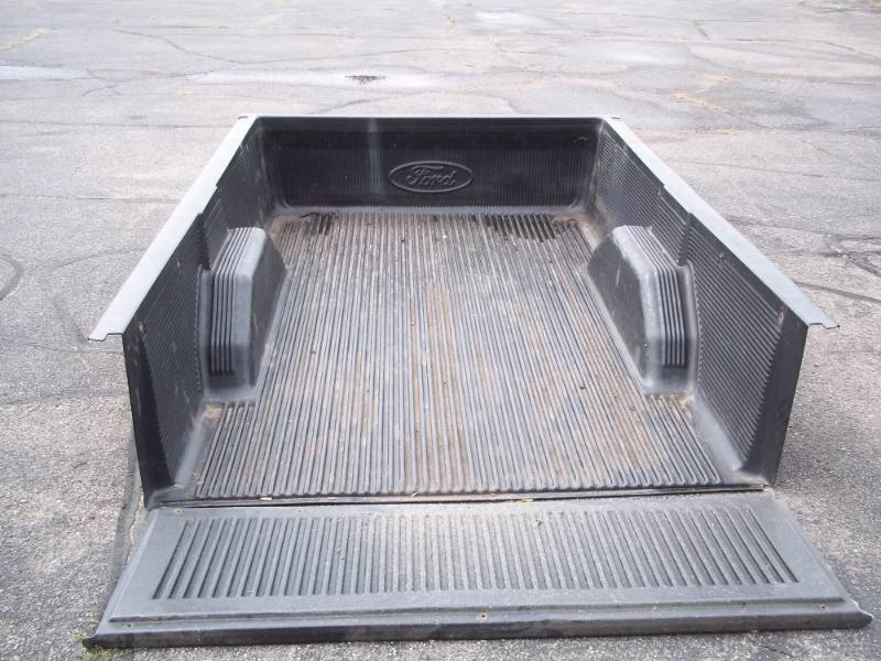 Full 8 Ford Factory Truck bed liner with tail gate cover,