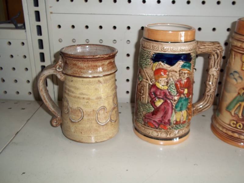Lot of 5 Misc Steins and Cups