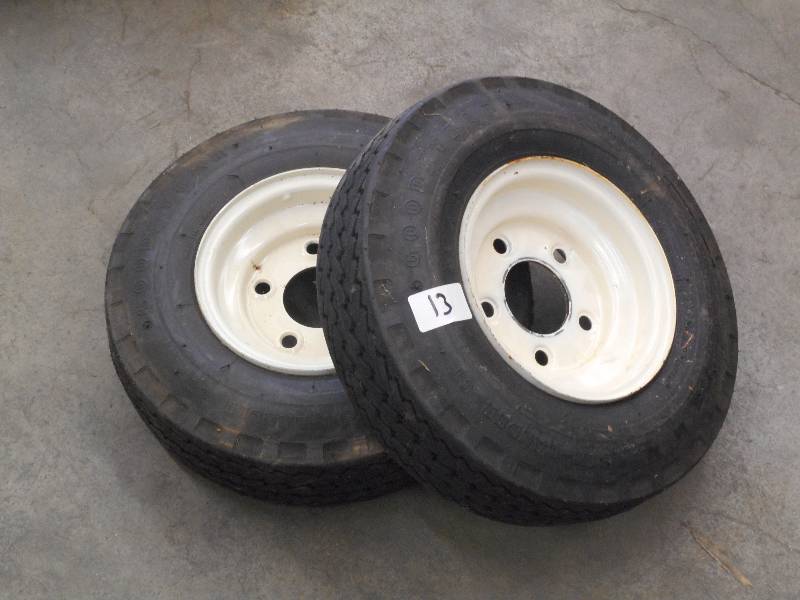 lot 13 image: (2) Unused Goodyear 4.808 Trailer ...