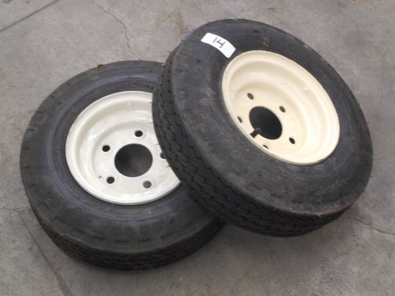 lot 14 image: (2) Unused Goodyear 4.808 Trailer ...