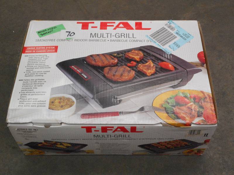lot 70 image: Unused T-Fal Electric Multi-Grill ...