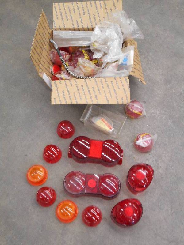 lot 73 image: Box Full Of Unused Vintage Motorcyc...