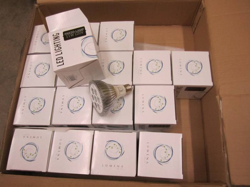 Partial Case of 17 LED Lights, stan...